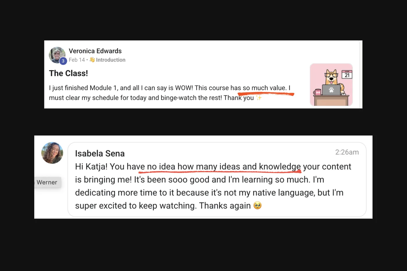 Veronica & Isabela — WOW, learning so much